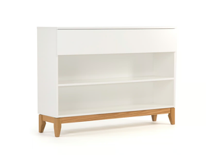 BLANCO - Melamine-faced chipboard bookcase / console table _ Woodman