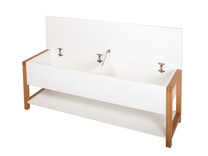 NORTHGATE - Storage melamine-faced chipboard bench _ Woodman