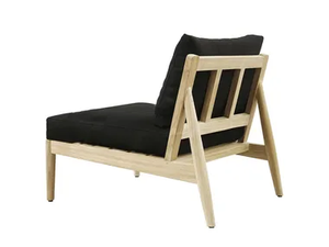 AUSTIN - Upholstered teak garden armchair _ XVL