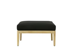 AUSTIN - Rectangular teak garden footstool _ XVL