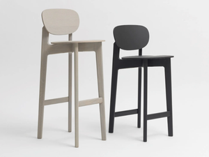 ZENSO BAR - High wooden barstool _ ZEITRAUM