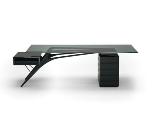 CAVOUR CM - Writing desk with drawers _ Zanotta