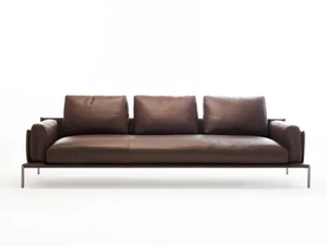 NOAH - 3 seater leather sofa _ Zanotta