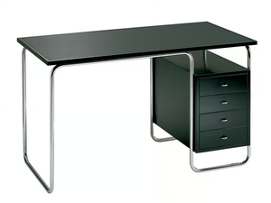 COMACINA - Stainless steel office desk with drawers _ Zanotta