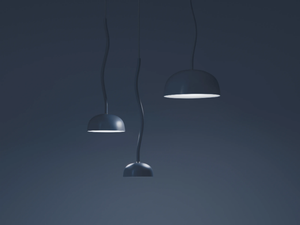 CURVE - LED metal pendant lamp _ Zero