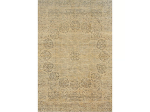 DOTS BURNT CARAMEL - Patterned rectangular wool rug _ Zollanvari