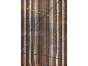 CAPRINO 3 - Rectangular striped wool rug _ Zollanvari