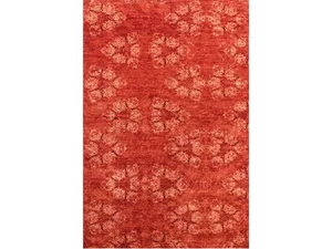 STARFISH IN RED - Patterned rectangular wool rug _ Zollanvari