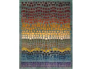 UNDULATING MOSAIC 1 - Rectangular wool rug _ Zollanvari