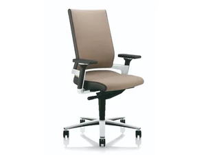 LACINTA COMFORT LINE - Swivel upholstered fabric office chair with armrests _ ZÜCO