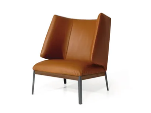 HUG HIGH - Leather armchair high-back _ arflex