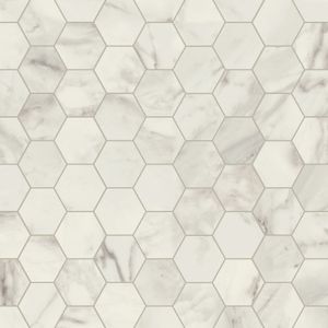 CushionStep | B3366Venetian Marble Vinyl Sheet - Alabaster