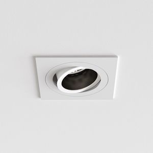 Pinhole Slimline Square Adjustable Fire-Rated Matt White