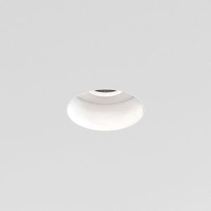 Trimless Round Fixed Matt White