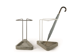 WAITING - Stainless steel and cement umbrella stand _ atipico