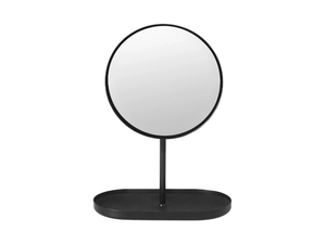 MODO - Countertop round steel shaving mirror _ blomus