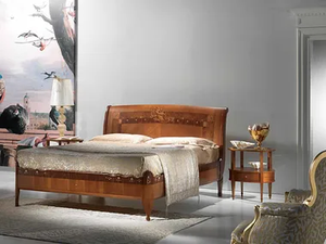 CORNUCOPIA - Cherry wood double bed _ carpanelli