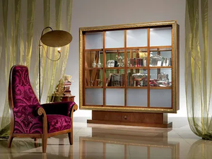 QUADRO - Solid wood bookcase / display cabinet _ carpanelli