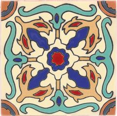 Santa Barbara Ceramic Decorative Tile: Venice