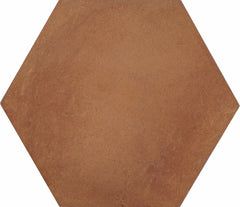 8x8 Hexagon Tierra High-Fired Floor Tile