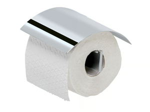 MODERN ART - Metal toilet roll holder with cover _ coram