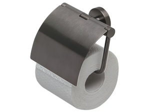 NEMOX BRUSHED - Toilet roll holder with cover _ coram