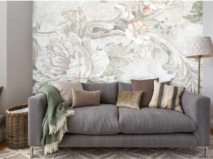 FABRIC - Wallpaper with floral pattern _ creativespace