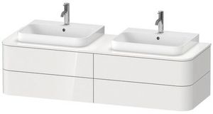 Happy D.2 Plus Console vanity unit wall-mounted