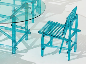 A’MARE - Polycarbonate outdoor chair _ edra