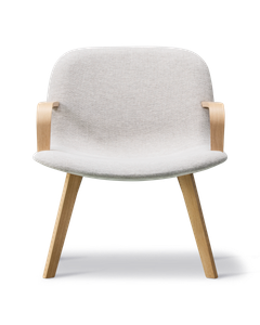 Eyes Lounge Wood base Armchair