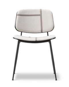 Søborg Metal Base Front upholstered