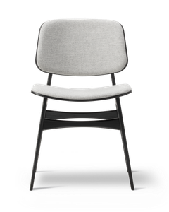 Søborg Wood Base Front upholstered