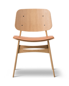 Søborg Wood Base Seat upholstered