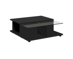Adulis coffee table with glass top