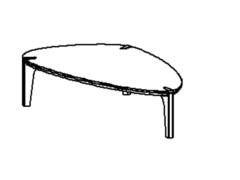 Addict Galet coffee table