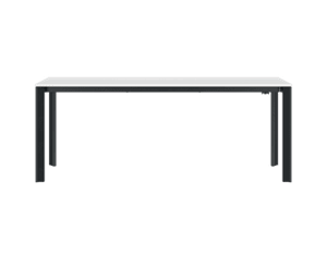 Extenso large table with charcoal legs