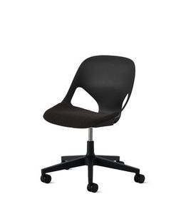 Zeph Black/Black Armless Chair