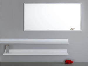 ALU ME - Rectangular mirror with aluminum frame _ isOnAir