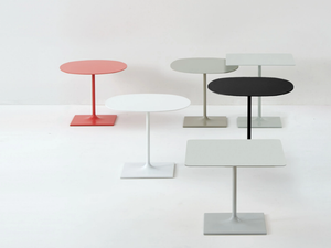 PIN - Metal side table with stem base _ isOnAir