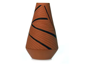 SPIRAL V - Terracotta vase _ kiasmo