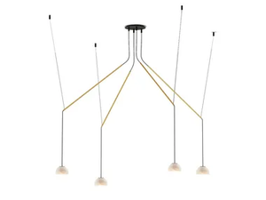 ABSIDIOLA C MOVIL 4 MINI ALABASTER - Adjustable alabaster pendant lamp _ luxcambra