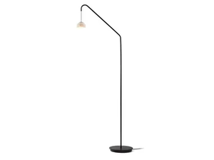 ABSIDIOLA P ARCO MINI ALABASTER - Alabaster floor lamp _ luxcambra