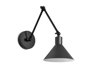 CAPUCHINA - Adjustable metal wall lamp with swing arm _ luxcambra