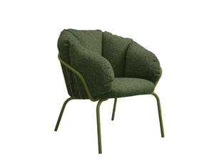 SAME EASY - Fabric easy chair with removable cover _ maze