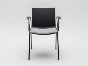 SHILA - Plastic reception chair with integrated cushion _ mdd