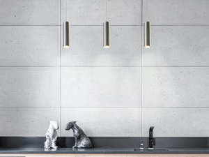 TUBUS - Aluminium pendant lamp _ millelumen