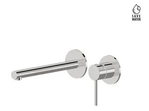 MINI-X - 2 hole wall-mounted single handle washbasin mixer _ newform