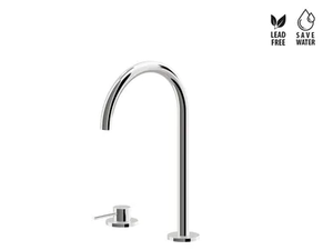 XT 4220 - 2 hole countertop washbasin mixer without waste _ newform