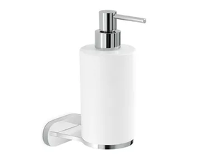 ROUND ACCESSORIES 67210 / 67211 - Wall-mounted ceramic Bathroom soap dispenser _ newform