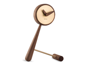 MINI PUNTERO - Table-top walnut clock _ nomon